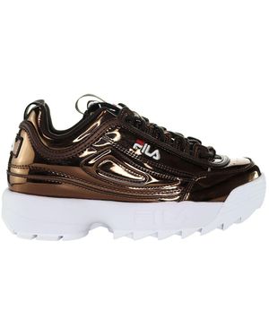 Fila Disruptor F Niedrige Frauen Mehrfarbige Trainer - Schwarz