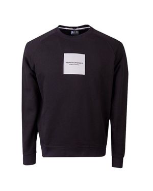 Weekend Offender Wochenendtäter Woan Reflektierende Männer Schwarzer Pullover - Blau