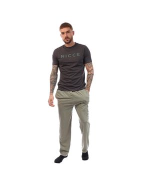 Nicce London "Aderyn" Loungewear Set Für Herren, Baumwolle - Schwarz