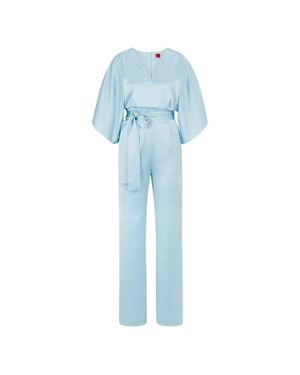 BOSS "Kalaisa-1" Jumpsuit Für Damen (Hellblau)