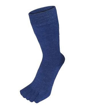 Toetoe Herren- & Damen-Outdoorsocken Aus Weicher Wolle Mit Feuchtigkeitsableitung - Blau