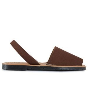 V.Gan Vegane Rambu Menorcan Sandalen - Braun