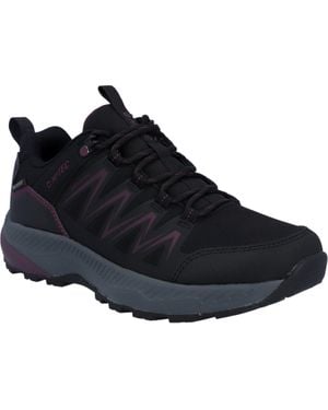Hi-Tec Stealth Low Polyester Damen Wanderschuhe - Schwarz