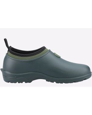 Cotswold Perrymead Grüne Gummistiefel - Schwarz