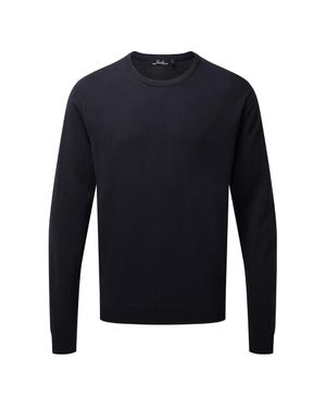 PREMIER Erwachsene -Pullover Mit Rundhalsausschnitt Aus Reicher Baumwolle - Blau