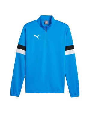 PUMA "Teamrise" Oberteil Mit Kurzem Reißverschluss Für Herren - Blau
