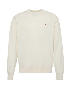 Calvin Klein Pullover Für Herren (Tofu) - Weiß