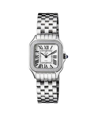 Gv2 Milan Damen Schweizer Quarz Zifferblatt Edelstahl Diamanten Uhr - Weiß