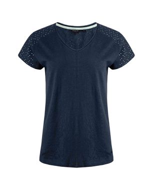 Weird Fish "Pernille" T-Shirt Für Damen (Marineblau)