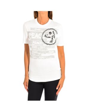 Zumba Sportliches Damen-T-Shirt Mit Ärmeln Z2T00216 - Weiß
