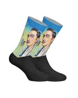Jenes Socks Elastische Bedruckte Lange Socken Für - Blau