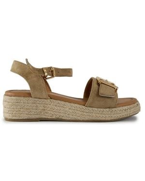 V.Gan August Espadrille Wedge Sandalen - Mettallic