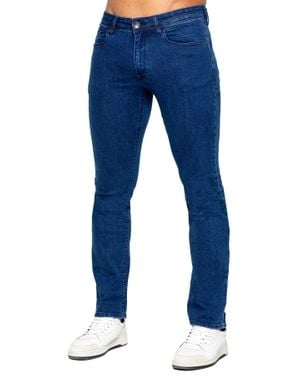 Eto Herren Jeans Mit Geradem Bein - Blau