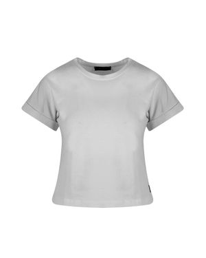Rivus Fahrrad Hals Basic T-Shirt - Grau