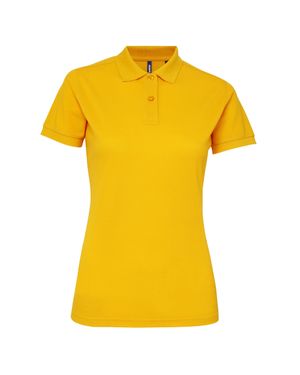 Asquith & Fox Polo-Shirt Mit Kurzen Ärmeln - Gelb
