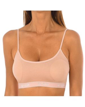 Q En Damen-Bambus-Sport-Bh Q708 - Braun