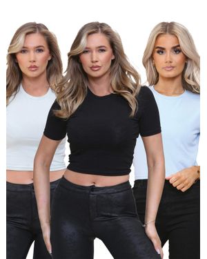 Enzo Crop Top - Schwarz