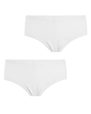 Q En 2Er-Pack Damen High-Cut Slips Micromodal Q108 - Weiß