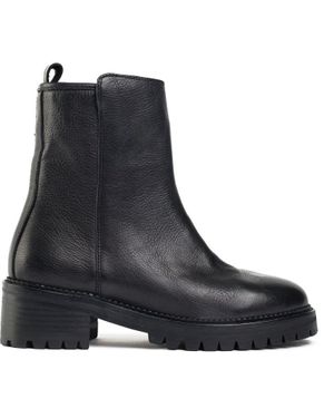 Sole Sohle Handgefertigt Daumen-Zip-Stiefel - Schwarz