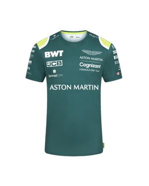 Aston Martin Cognizant F1 Offizielles Team Herren T-Shirt - Grün