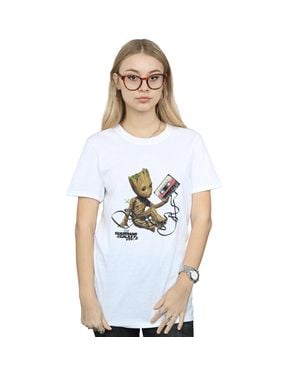 Marvel "Guardians Of The Galaxy" T-Shirt Für Damen - Weiß