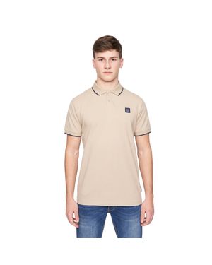 Duck and Cover "Wilkins" Poloshirt Für Herren (Steinfarben) - Natur