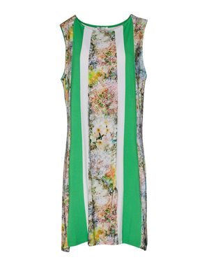 Conquista Geblümtes A-Linien-Kleid - Grün