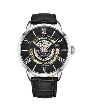 Stuhrling Schwarz Und Delphi Automatik 44Mm - Grau