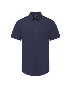 PREMIER "Supreme" Formelles Hemd Für Herren Kurzärmlig (Marineblau)