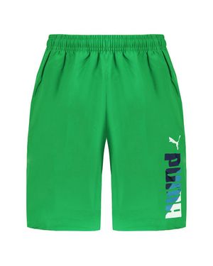 PUMA Fun Woven Bermuda Shorts - Grün