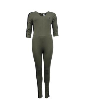 PUMA Archiv T7 Night Baumwoll -Jumpsuit 573534 14 - Grün