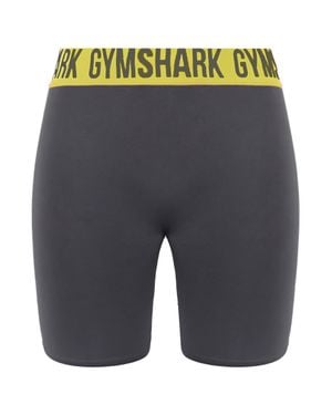 GYMSHARK Nahtloser Damengrau -Radsportshorts - Blau