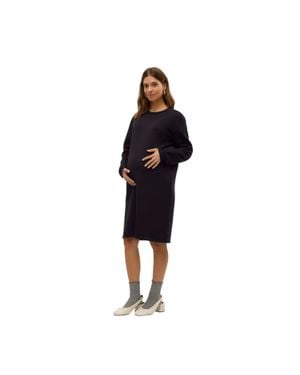Mama.licious Trainingspullover Kleid Für Damen, Umstandskleidung, Leger - Blau