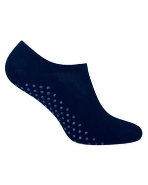 Steve Madden Damen Unsichtbare Rutschfeste Socken Für Yoga & Pilates - Blau