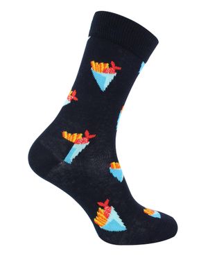 Happy Socks Fisch Und Chips Socken - Blau