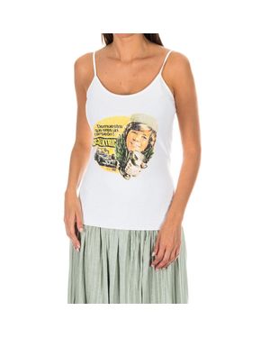 Armand Basi Dünnes Tank-Top Mit Rundhalsausschnitt Adm0027 Frau - Blau