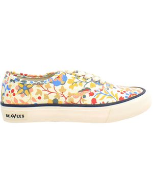 Seavees Legend Liberty Damen Weiß Schuhe - Mettallic