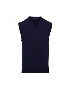 PREMIER Herren Pullunder Mit V-Ausschnitt (Marineblau)