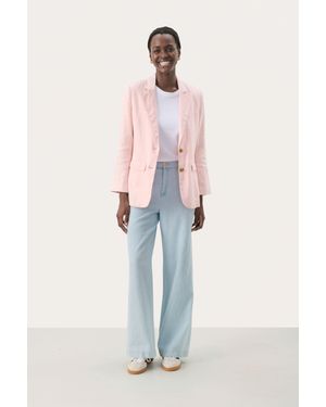 Part Two Blazer Gerade Passform Lotus - Pink