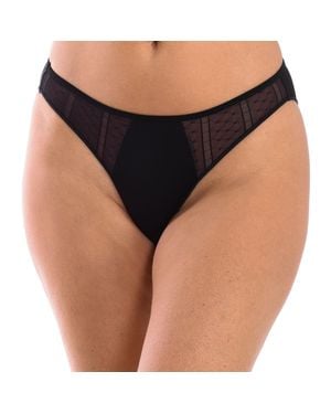 Selene Mikrotüll-Höschen Für Damen, Modell Bk3081. Eleganz, Weichheit Und Bequeme Passform - Schwarz