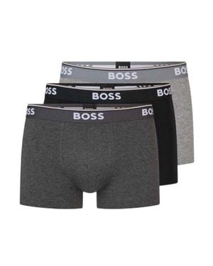 BOSS "Bodywear" Boxershorts Für Herren (3Er-Pack) /Schwarz) - Grau