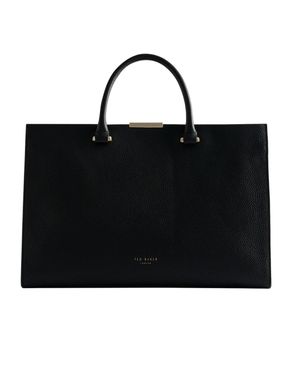 Ted Baker Rosane Bar Detail Medium Schwarze Tragetasche