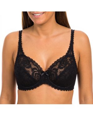 Playtex Blumen-Eleganz Damen-Bh Mit Bügel P0Dc8 - Schwarz