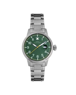 Elevon Watches Stealth-Armbanduhr Mit Datum - Grün