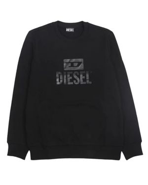DIESEL Erwachsenen Toned Sweatshirt - Schwarz