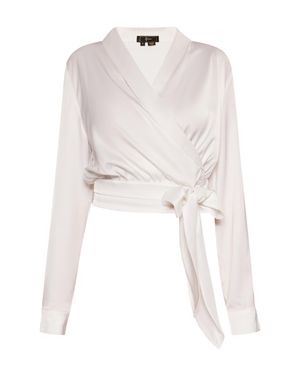 faina Bluse Damen Weiss - Weiß