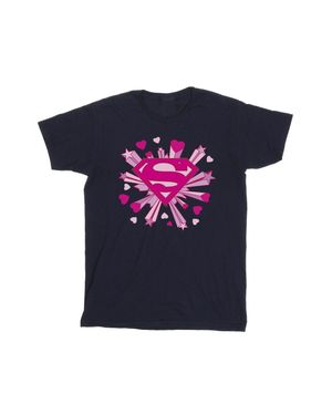 Dc Comics T-Shirt Für Herren (Marineblau)