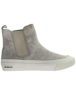 Seavees Shipyard Cobblestone Stiefel Aus Weißen Frauenstiefeln - Grau