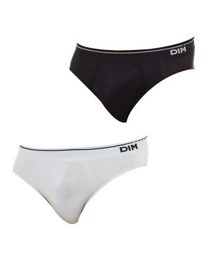 DIM Pack-2 Slips Unno Basic Nahtlos D05He Für Männer Bieten Gute Mobilität Und Komfort - Schwarz