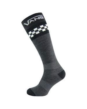 Vans Off The Wall Herren Socken/Grau Lang - Schwarz